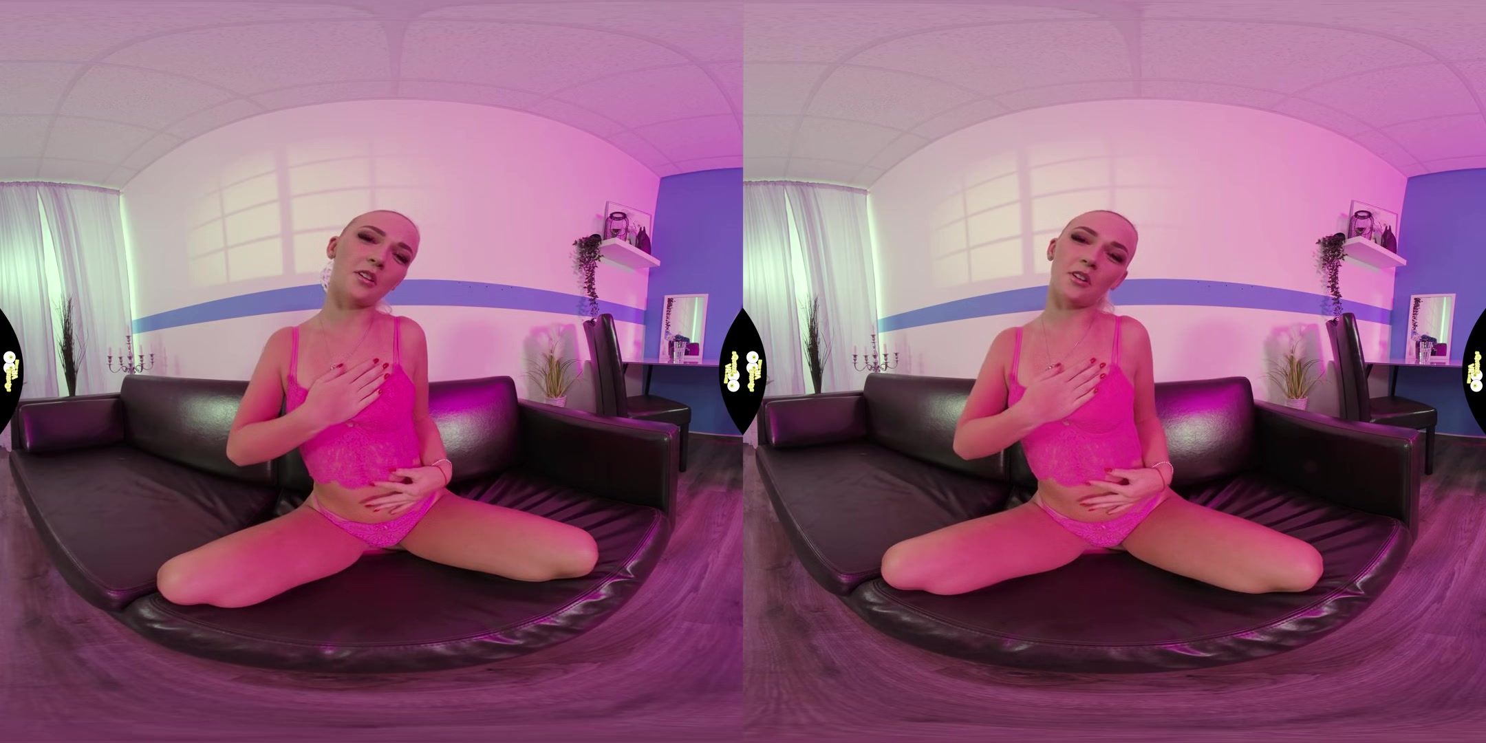 I'm so Lonely - Euro Pornstar in Pink Lingerie Solo Masturbation