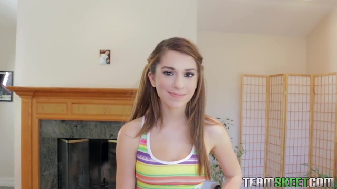 Yoga teen 18+ In Crotchless Panties Takes Big Cock Ass Up Face Down - Joseline Kelly