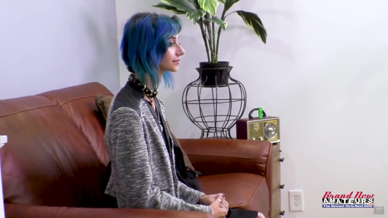 Blue Haired Inara Gets Pussy And Ass Fucked After Giving A Blowjob!