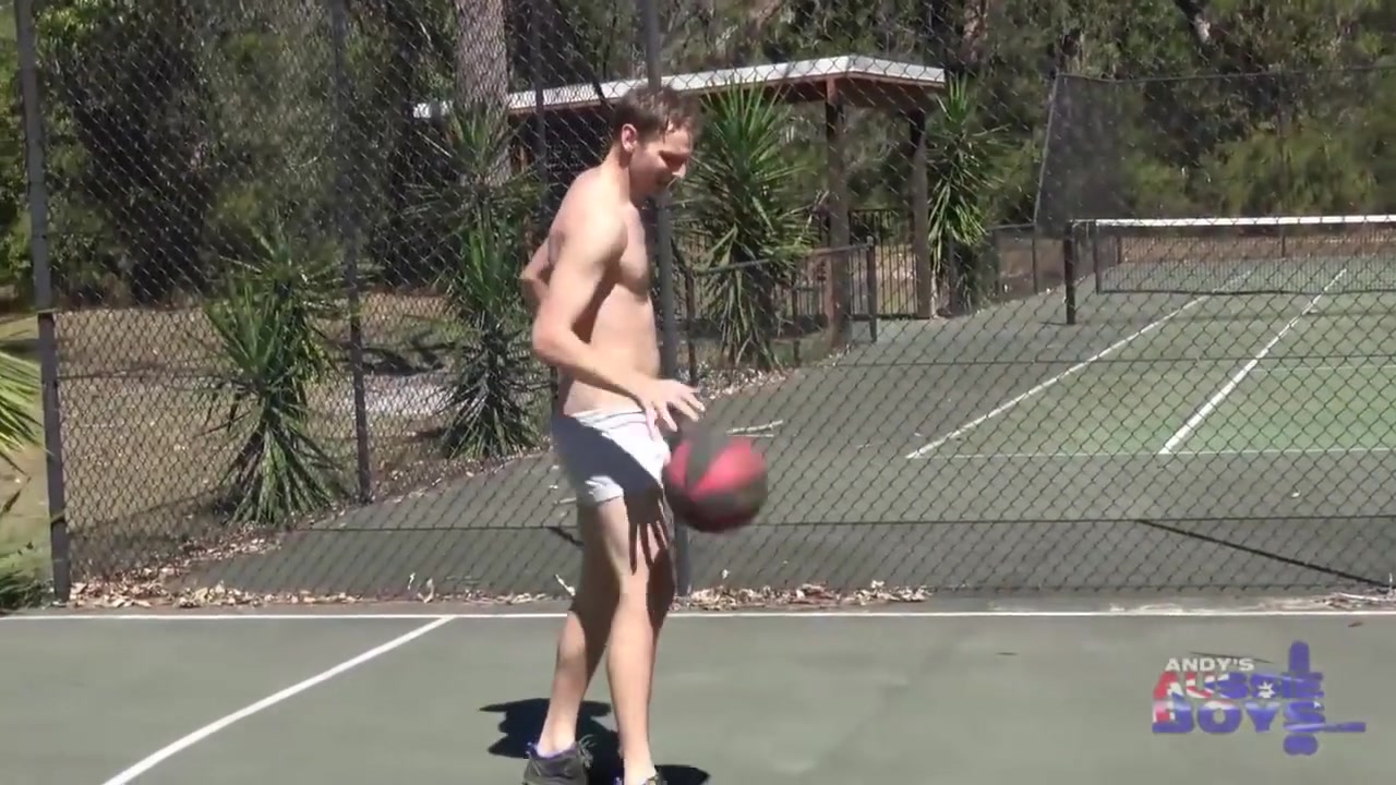 Australian Nick Bouncing On A Dick Outdoors