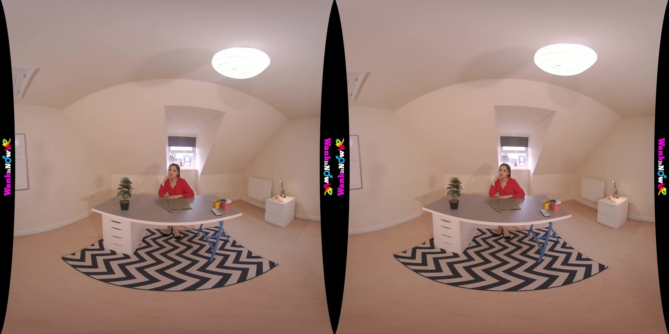 Horny Boss featuring Louisa Lu - WankitNowVR