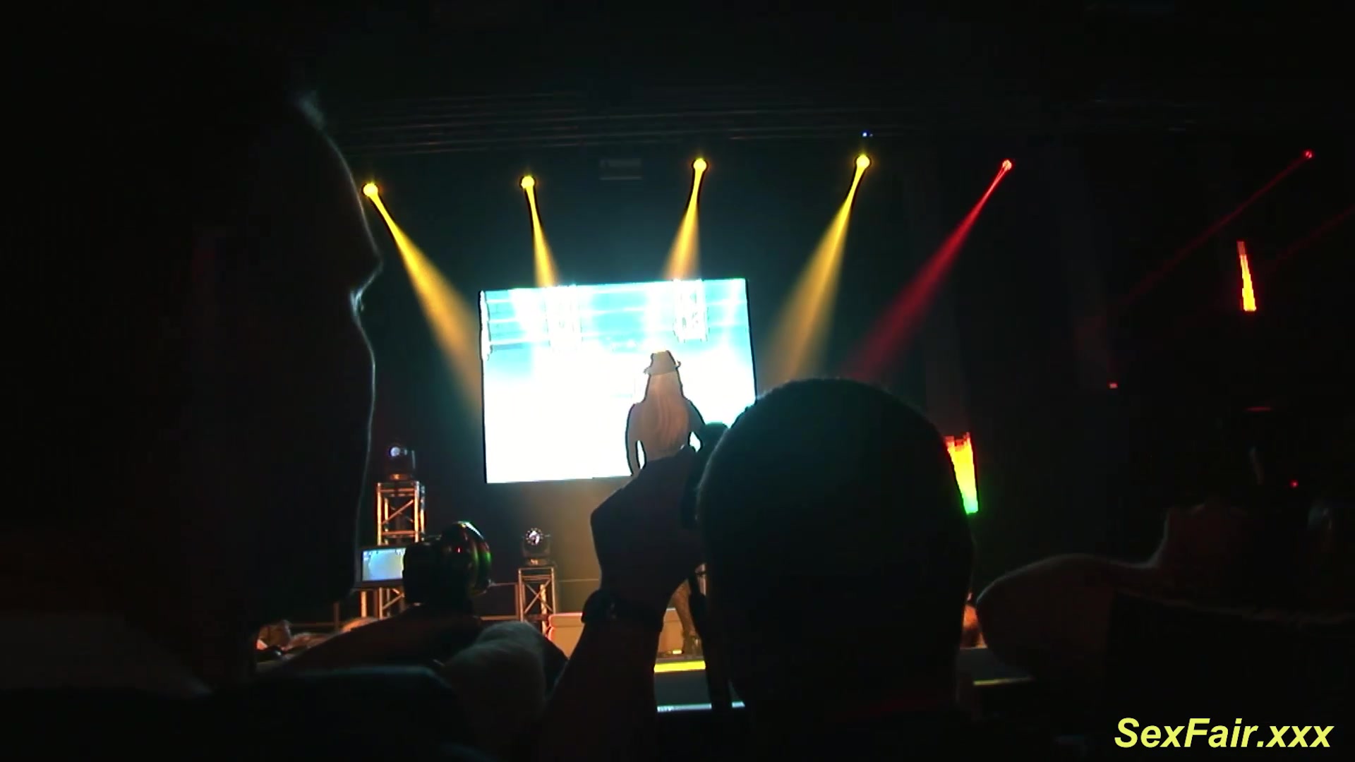 busty Milf lapdance on stage