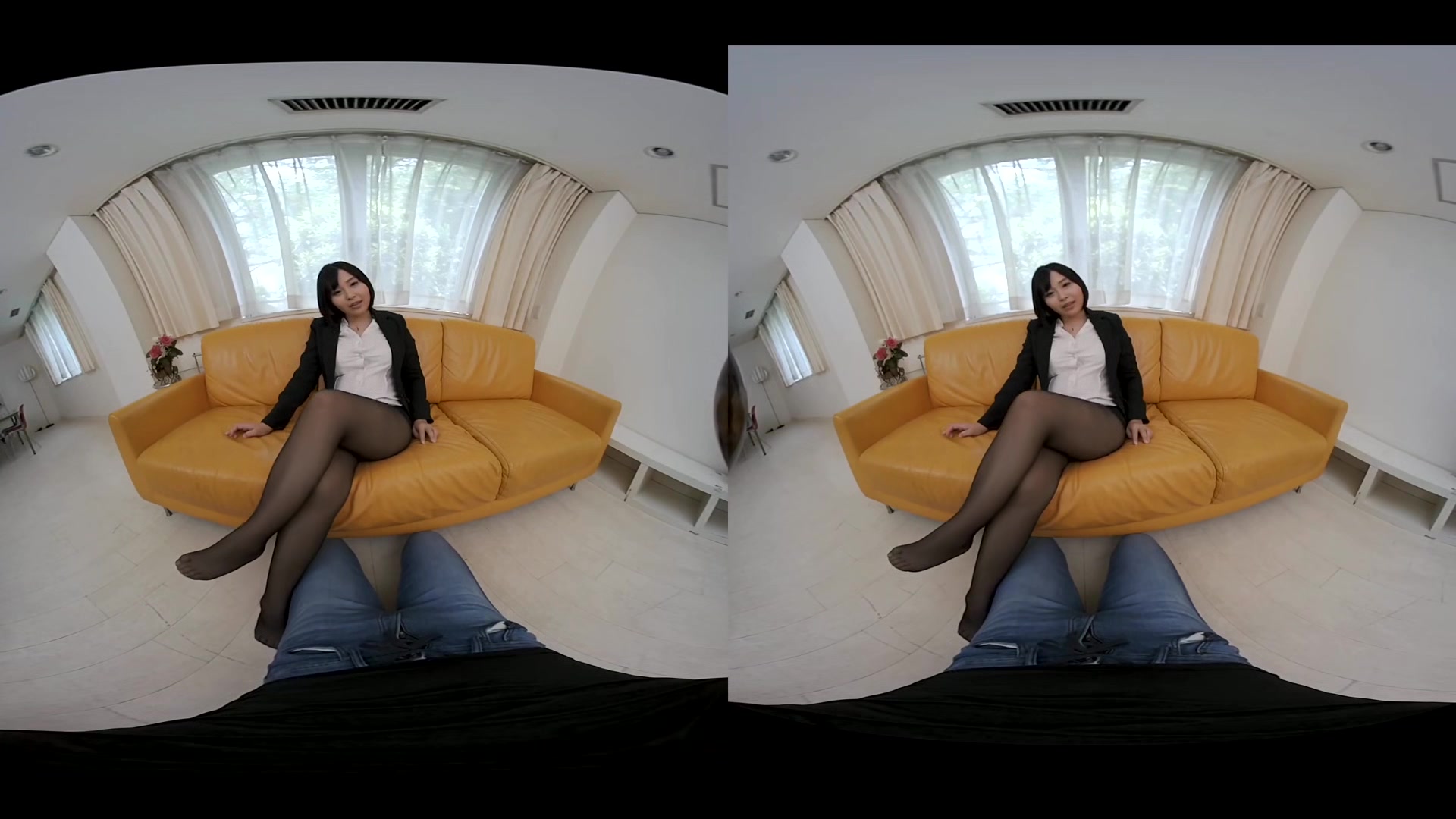 Steamy Black Pantyhose Beauty Cums With A Gigantic Piston - Japanese Milf Jav Vr Pov
