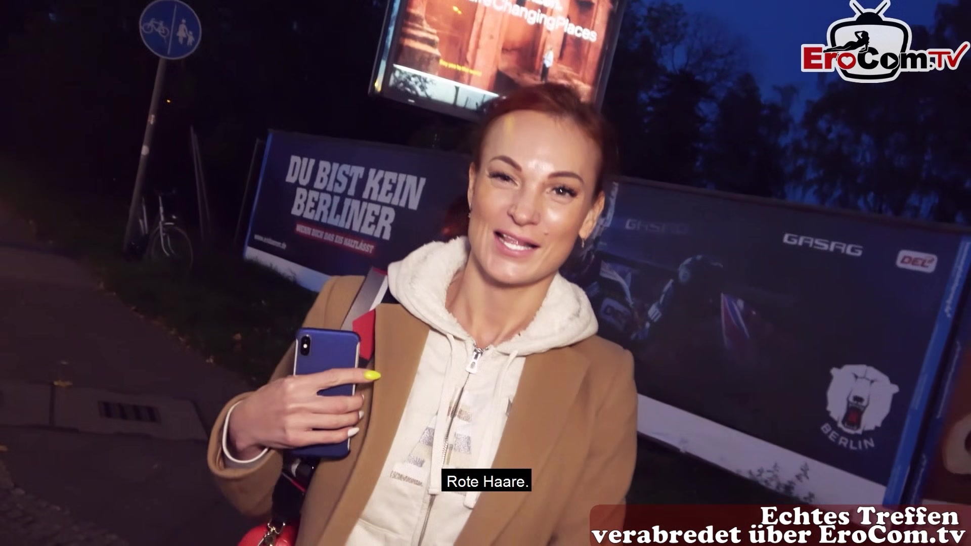 Street fuck in Night Skinny Hooker and german pickup agent
