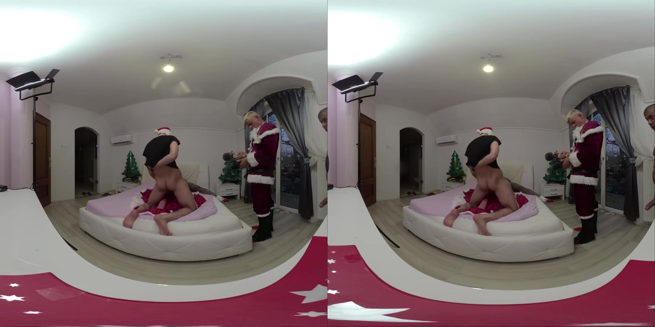 Catherine Knight Christmas Vr Part Three - Mrs. Claus Cuckolds Santa In Crazy Gangbang