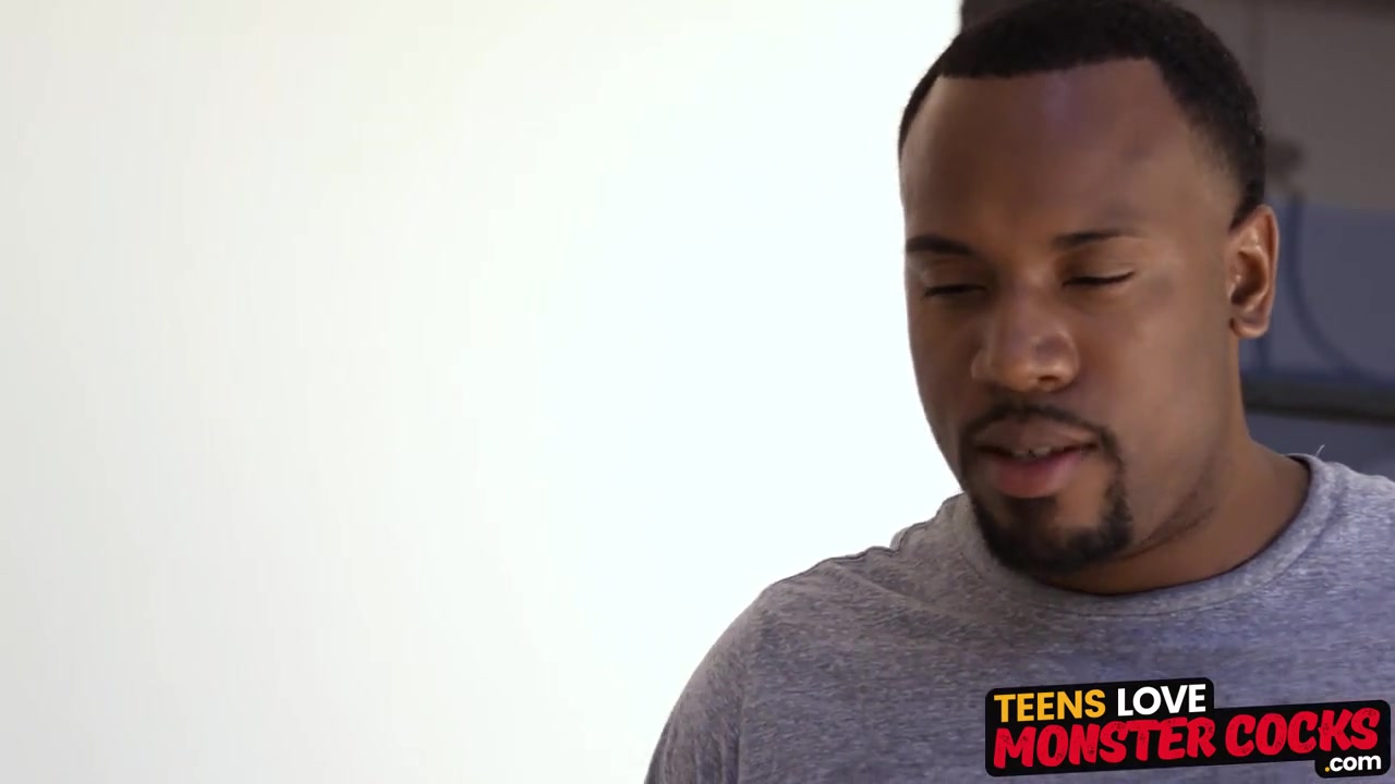 Naughty teen 18+ cheerleader banged by huge black dong