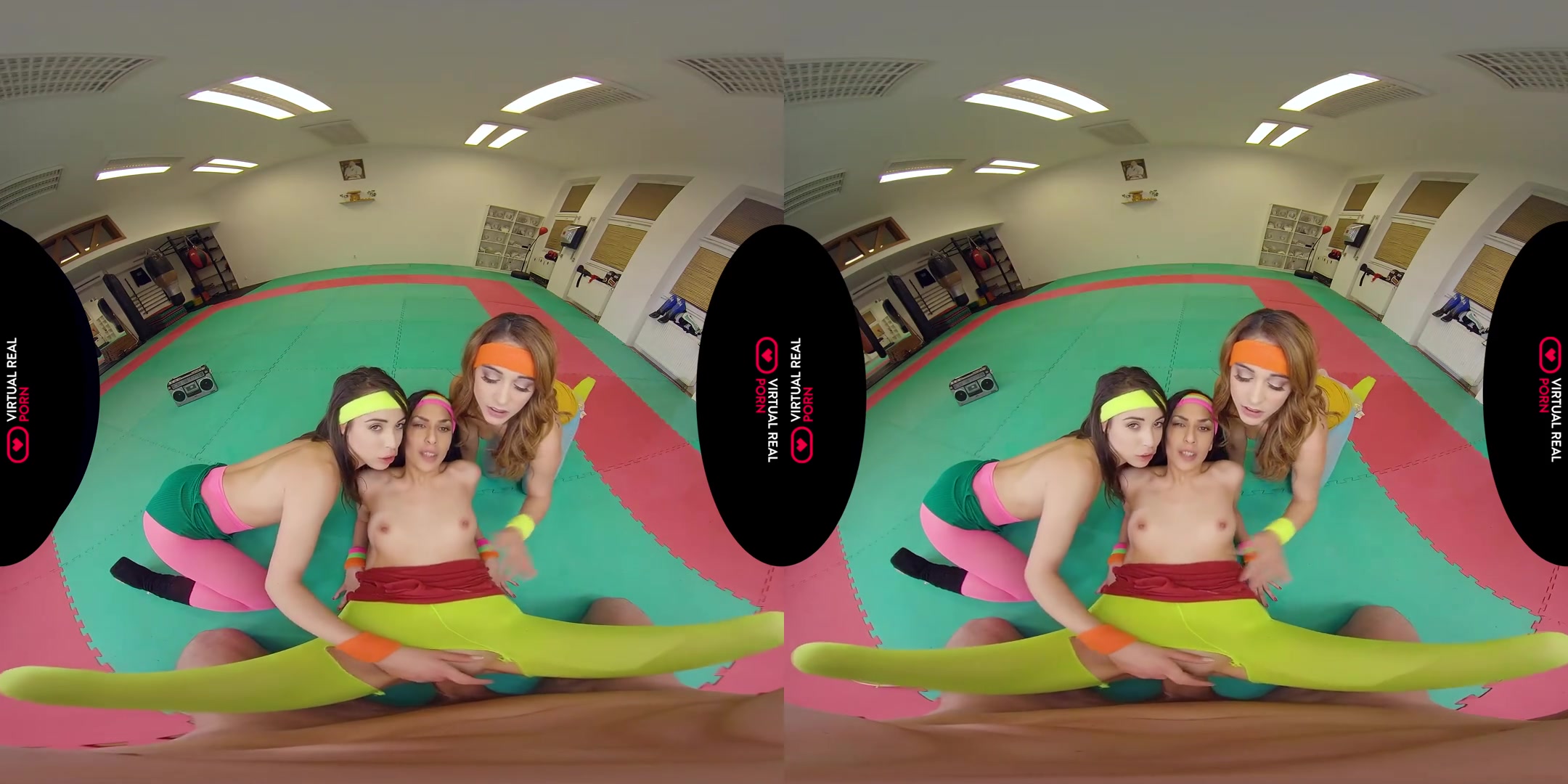 In The Back Of Aerobics - FFFM Orgy With Hot Pornstars