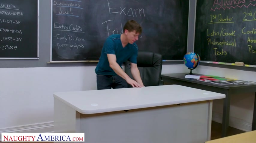 Professor Phillips needed a REAL cock instead of her vibrator - myfirstsexteacher