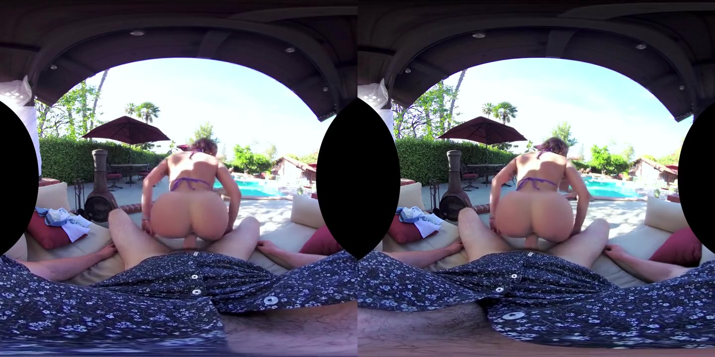 VRHUSH Christina Cinn fucked in POV outdoors