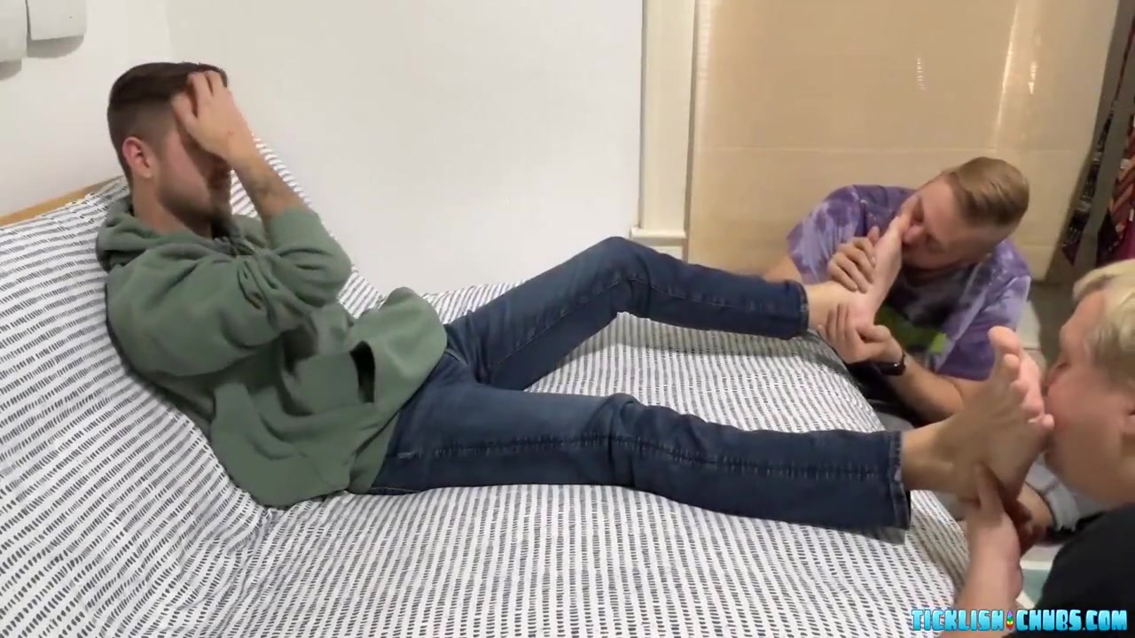 Ryder Meets Dimitri And Cant Help But Worship Ang Tickle His Feet With Tongue 5 Min With Dimitri Tkc, Ryder Tkc And Matt Tkc