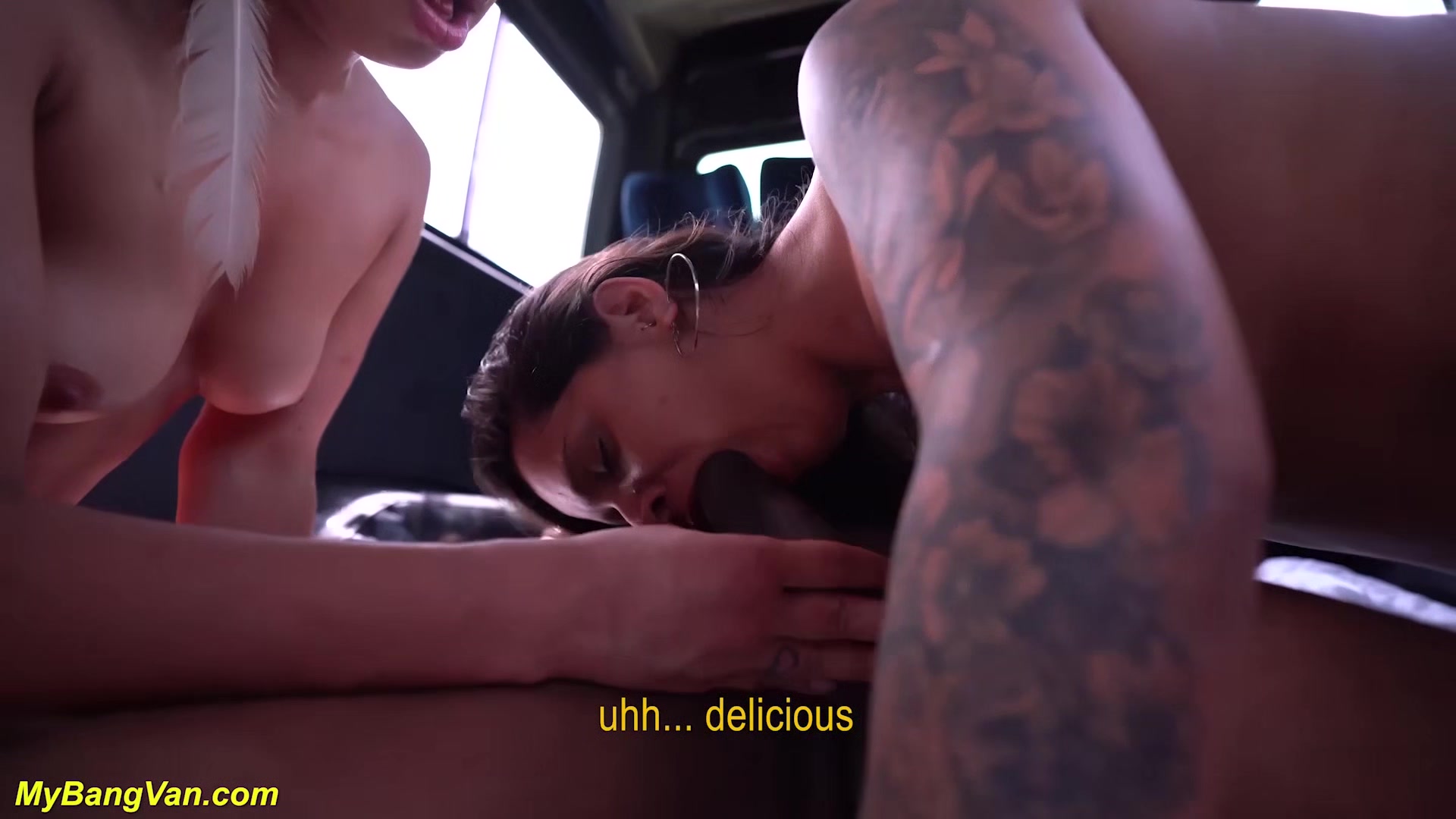 monstercock anal bang van party