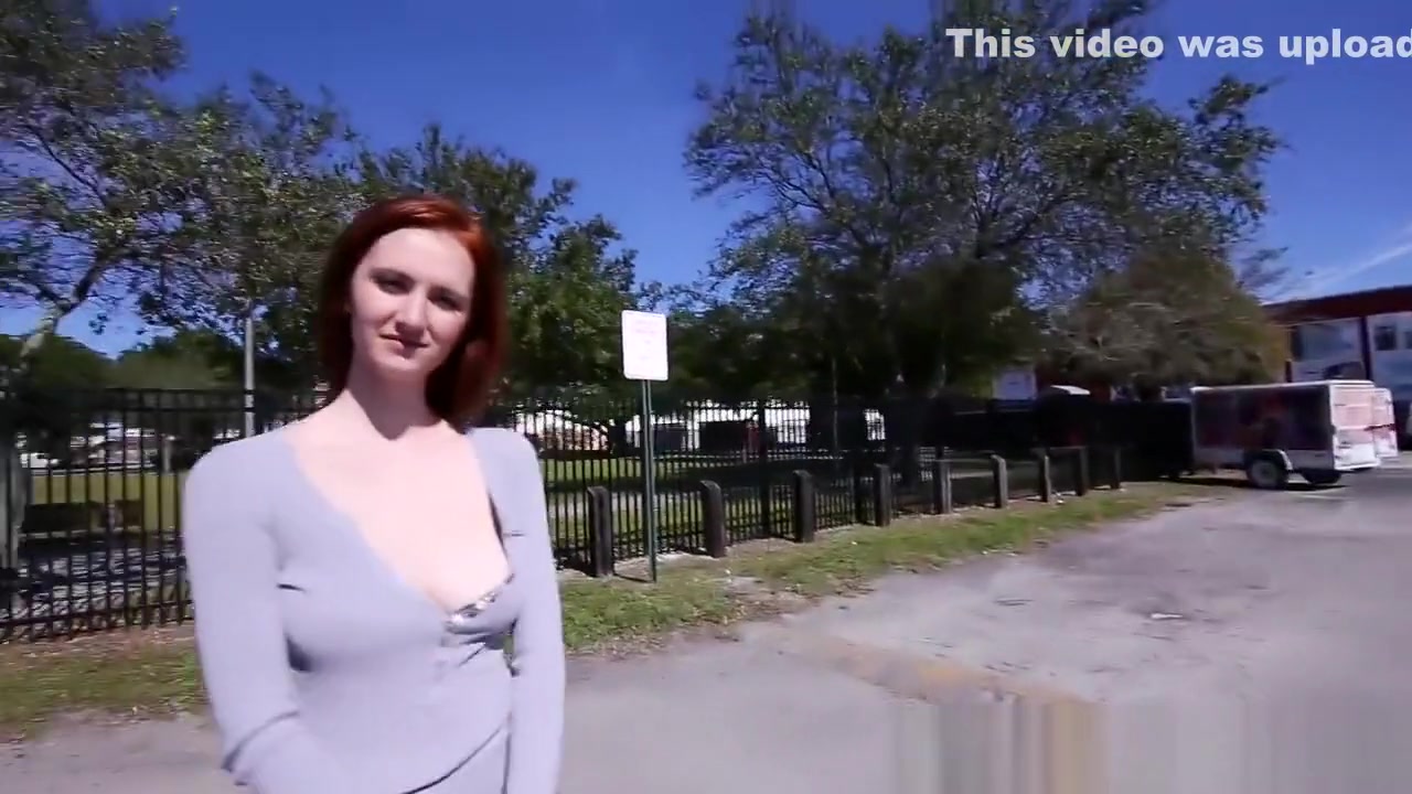 Naturally busty skinny freckled ginger pounded