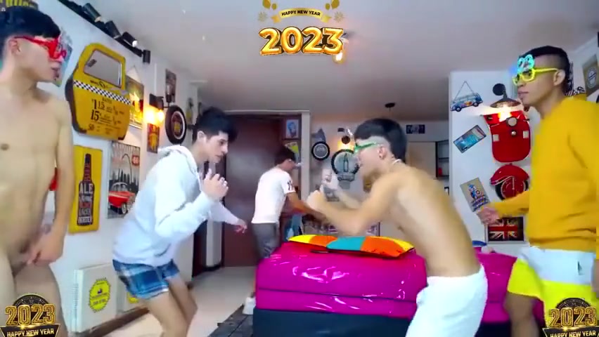 Latin Camboys Group Room Fuck Sex Show Cam Porn Hot