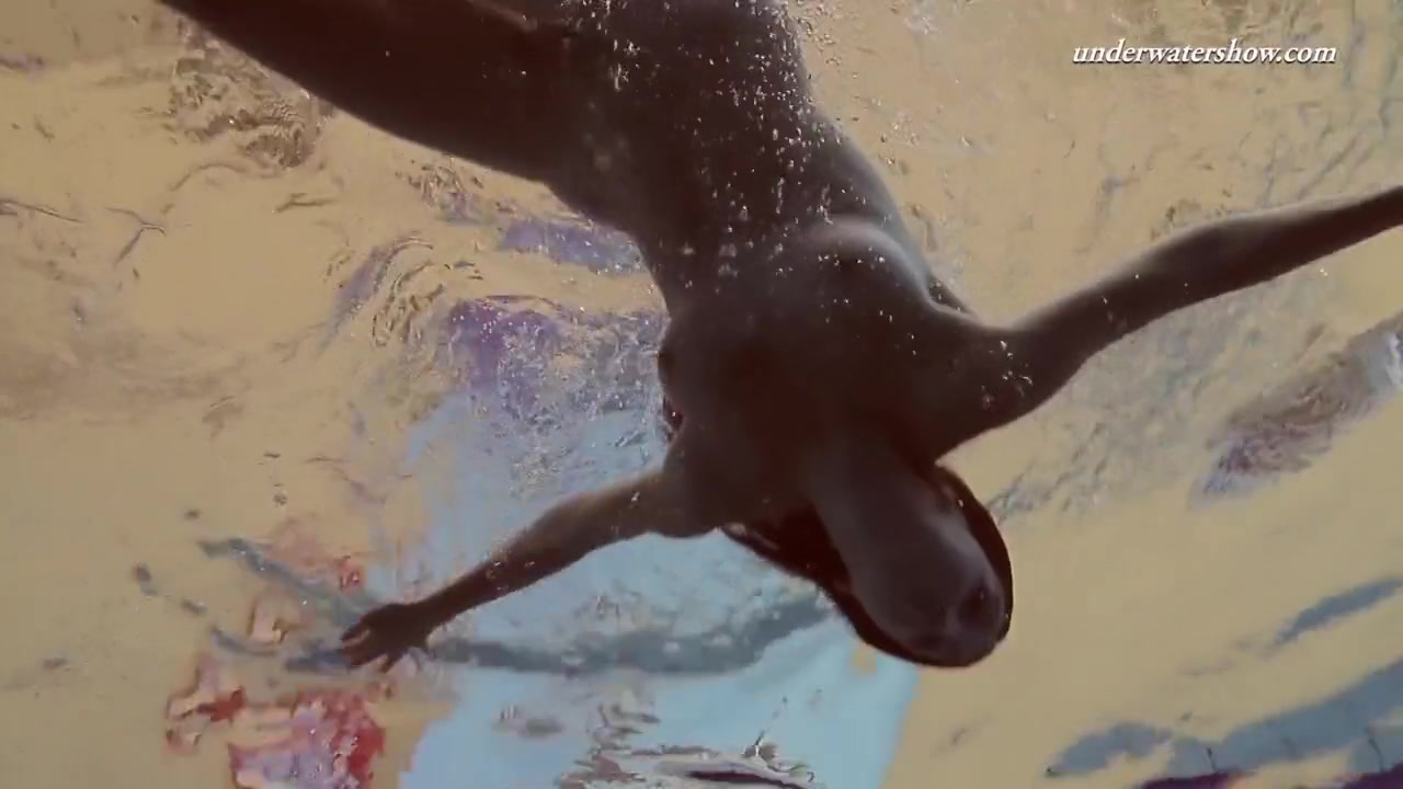 Sensational Sima Lastova In Poolside Swim Session