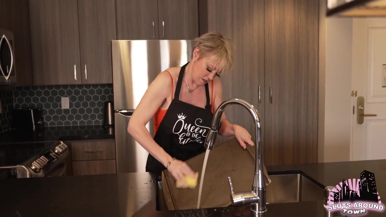 Stepmom Uses Her Big Titties To Get Stepson To Do Chores
