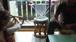 Doll gets three dicks in holes