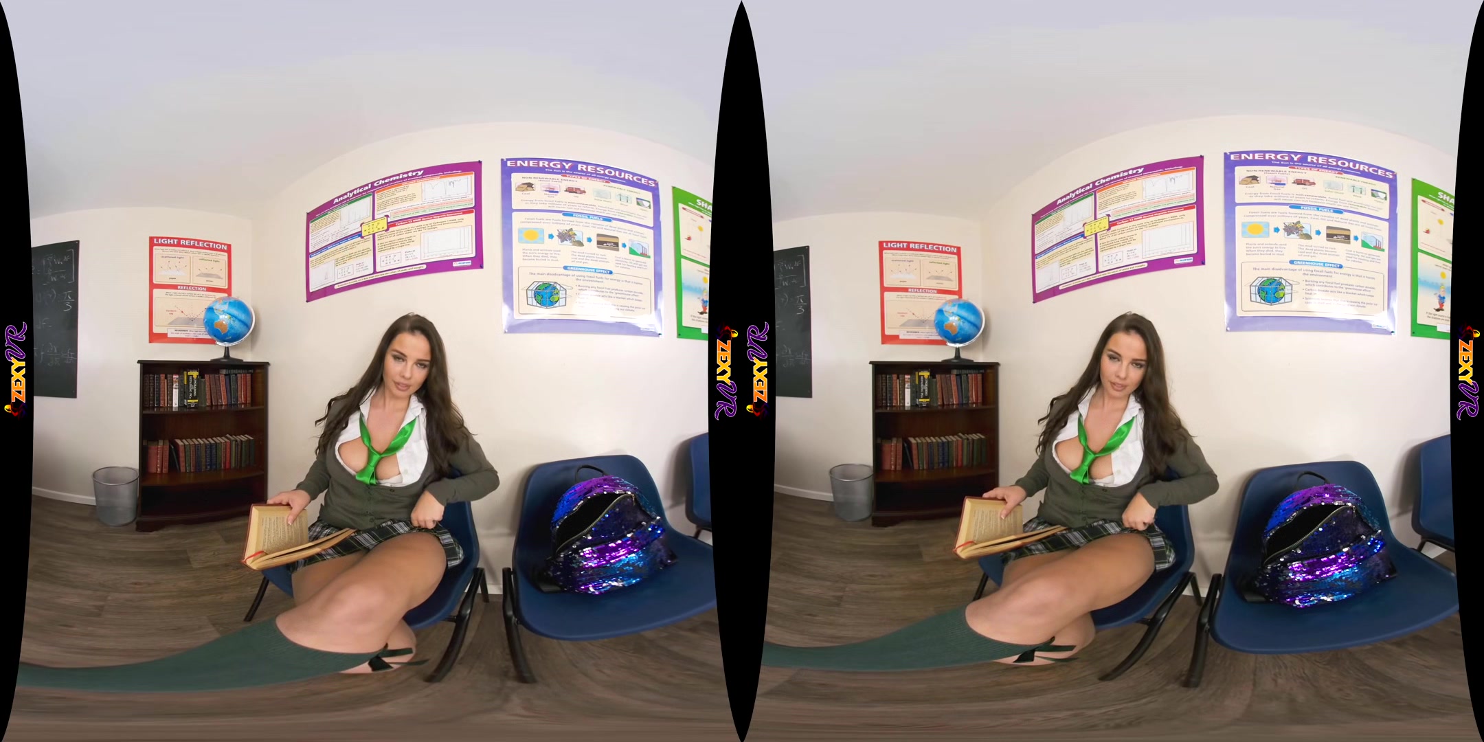 Back To School - Huge Tits School Solo - Sexlikereal