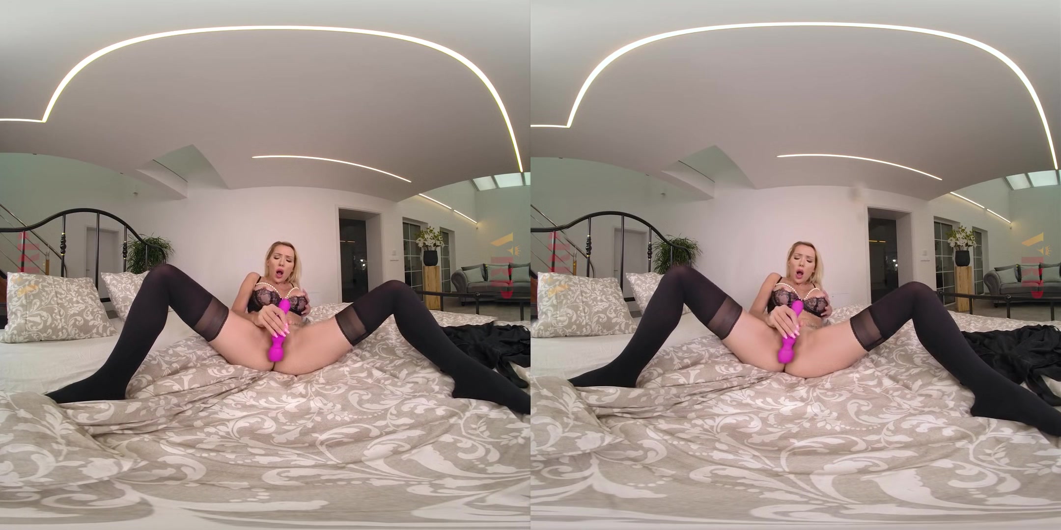 Give Me Pink - Fake Tits Blonde Euro Babe Solo with Toys