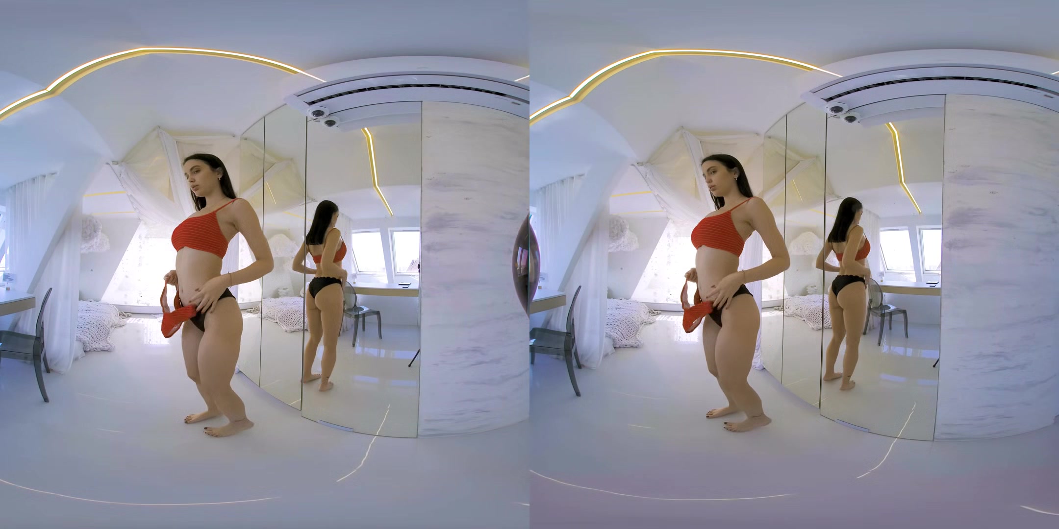 Anna Tries On Red Bikini - Vrsun