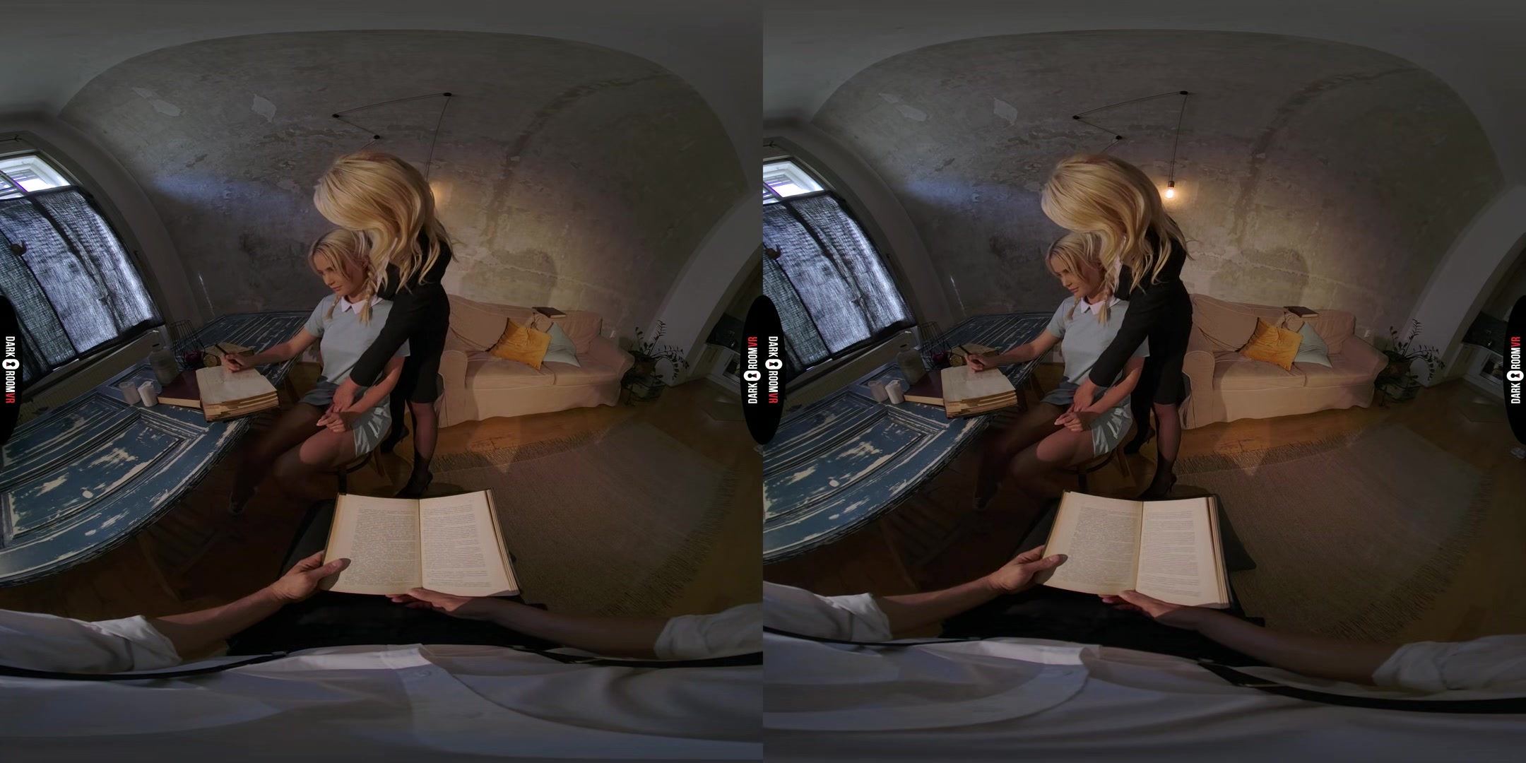 Lika Star & Tiffany Rousso VR Porn: You Will Learn The Lesson, Bitch - DarkRoomVR