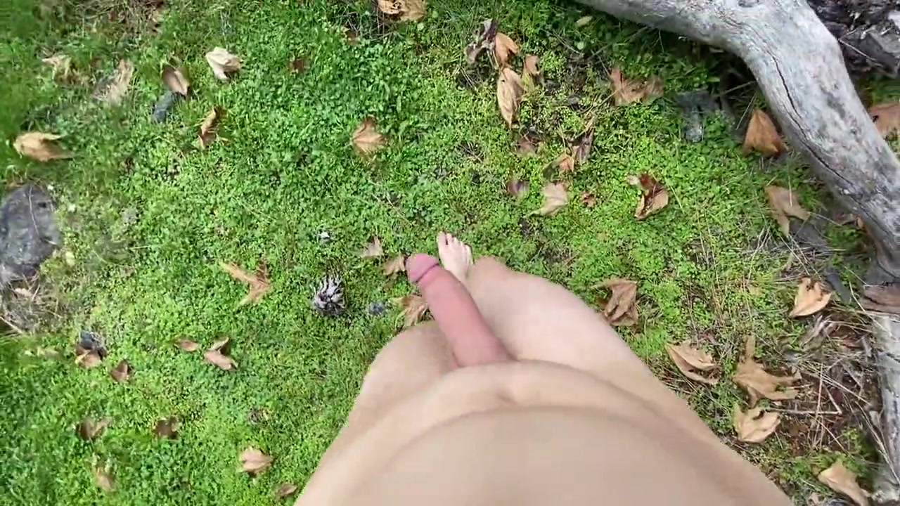 Young Long Cock Hiking Around Wilderness Completely Naked Pov Hd