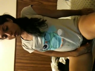 Hot Latina girlfriend masturbates