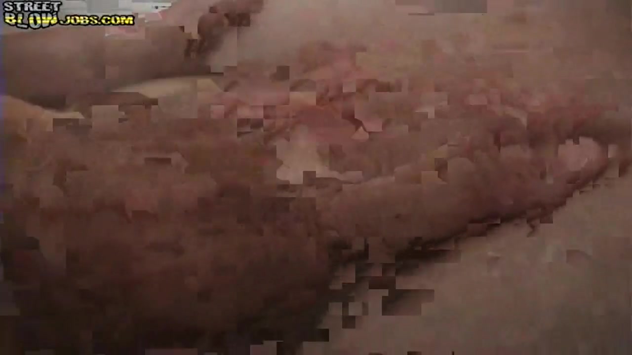 Brunette Trinity showing her creamy body and doing a blowjob