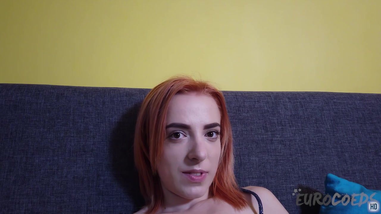 Casting Fresh Petite Ginger Named Thumbelina Dirty Director Fingering Her Pussy