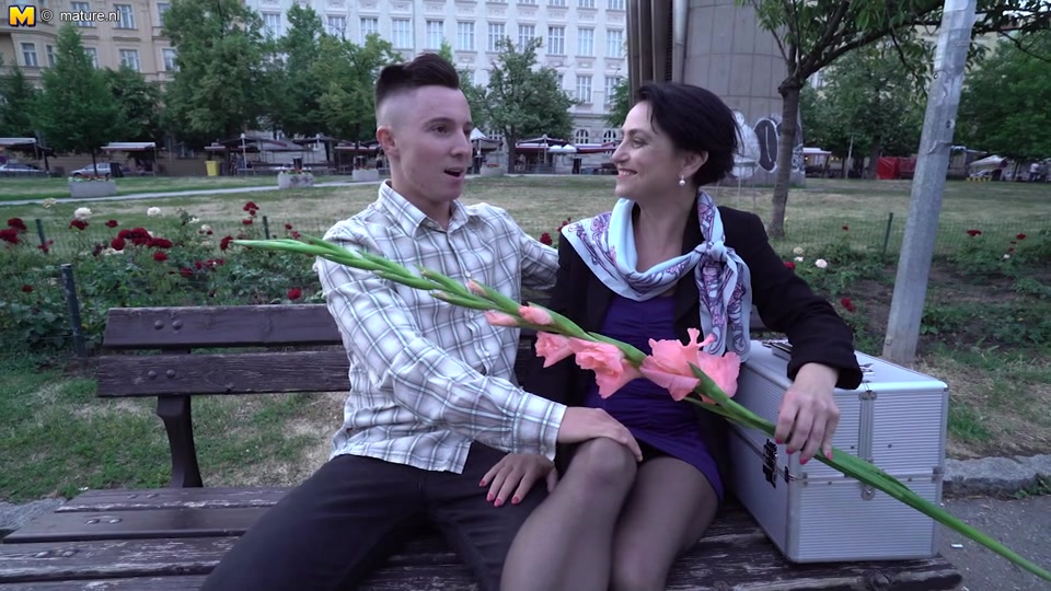 Horny Housewife Has A Naughty Date With Her Toy Boy - MatureNL