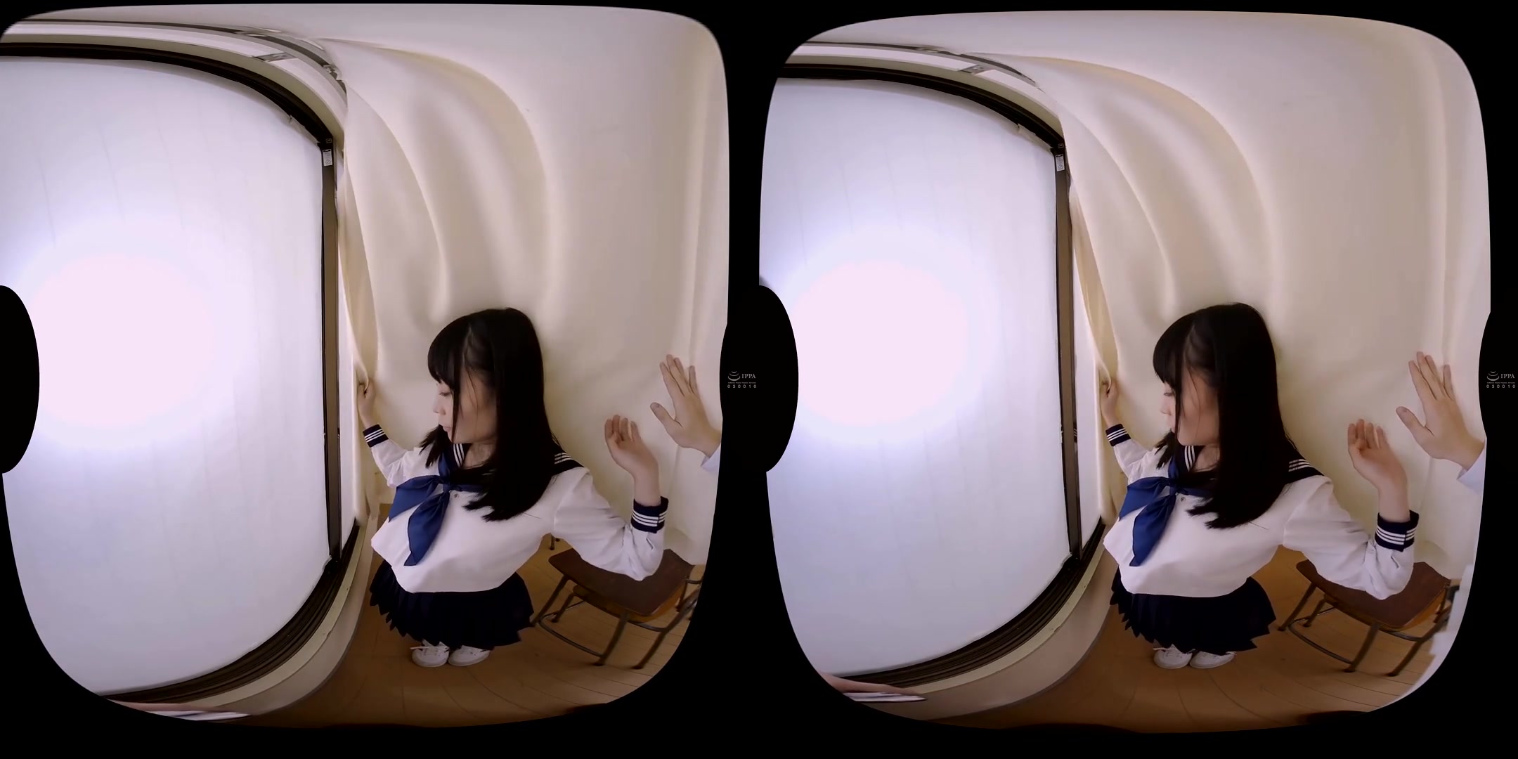 Deep Kissing Innocent Maiden; Japanese Fucked in the Classroom JAV VR