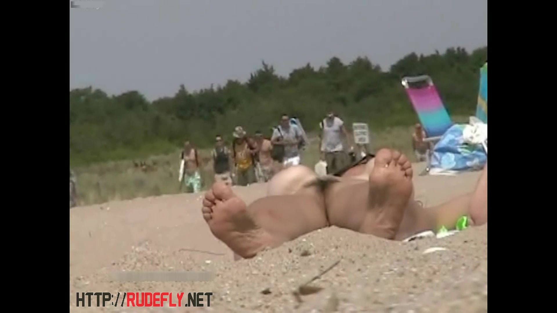 This beach is like a heaven for oiled big tit hunter