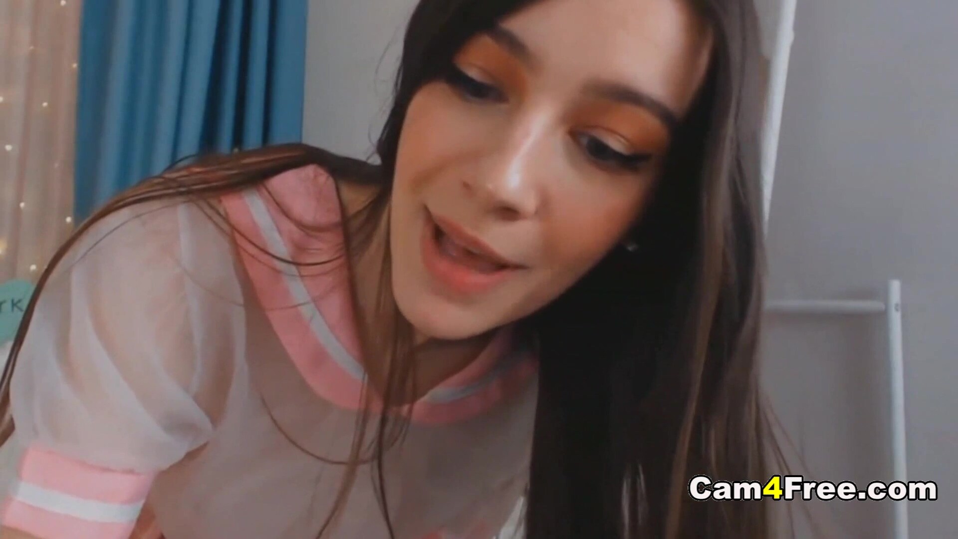 Skinny Russian Chick Fingers Her Hole