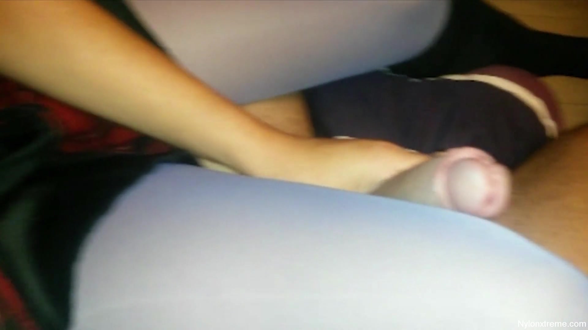 71 Light Purple Pantyhose Blowjobs Cum - Sex Movies Featuring Sexy Tights