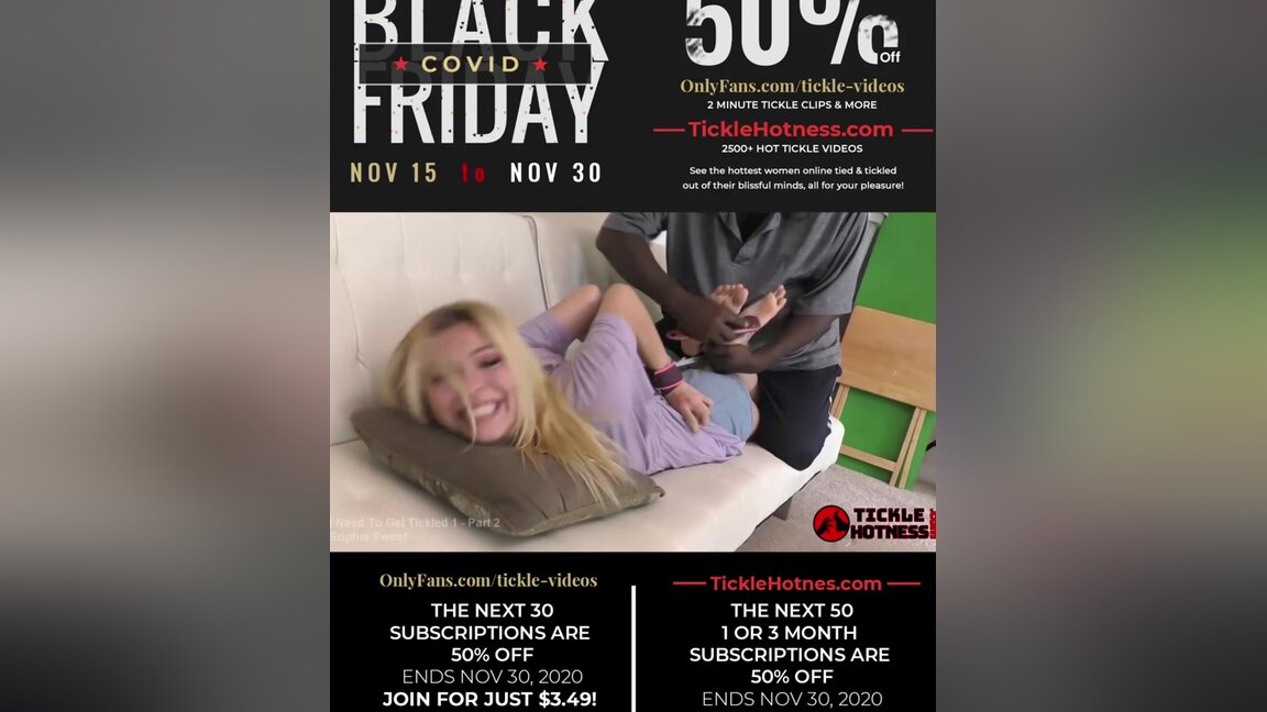 Black Covid Friday Special - Ticklevideos