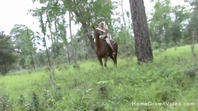 Wenona Jerks Rick Cuban Off In The Woods