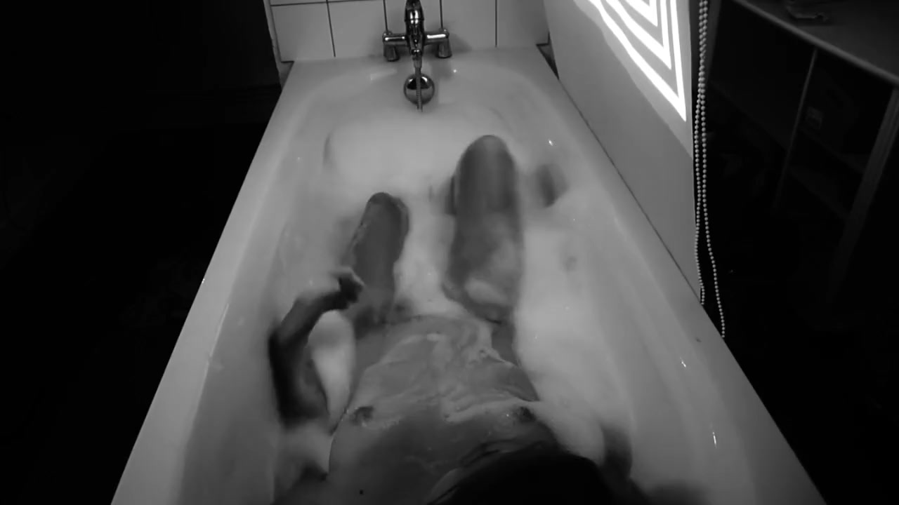 My Step sister-in-law Taking Her Quiet Bath!