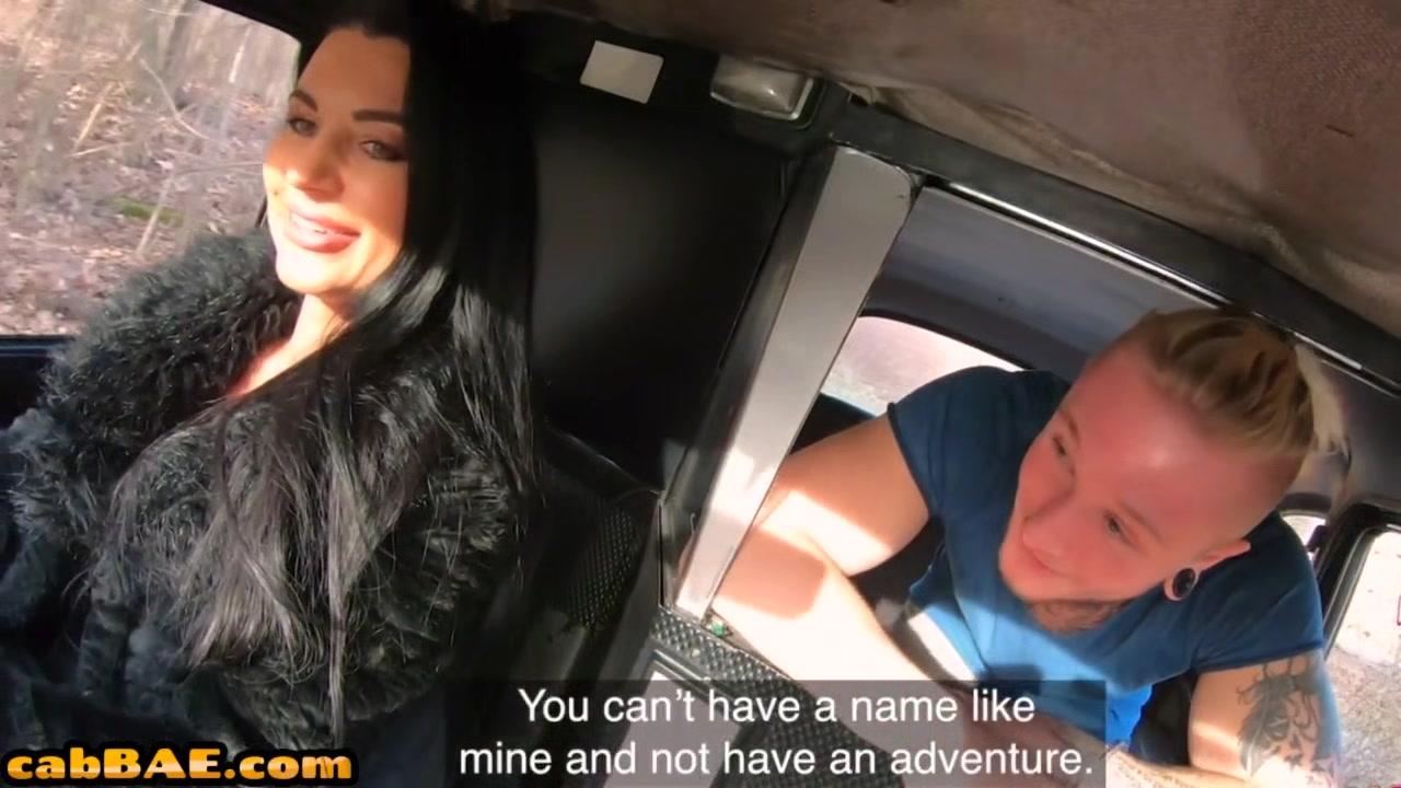 MILF taxi driver in stockings doggy styled in car by client