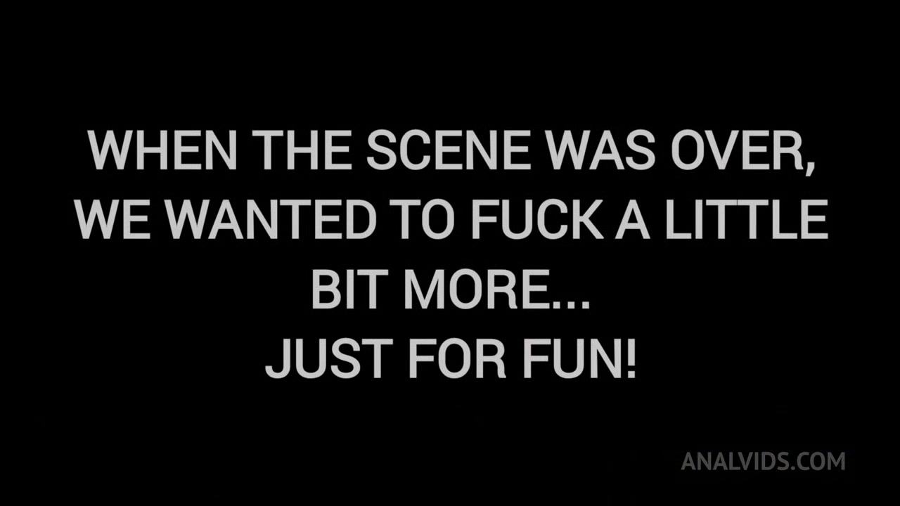 [Behind The Scenes/2nd Cam Angle] Sex For Fun After Shoot! Vitoria