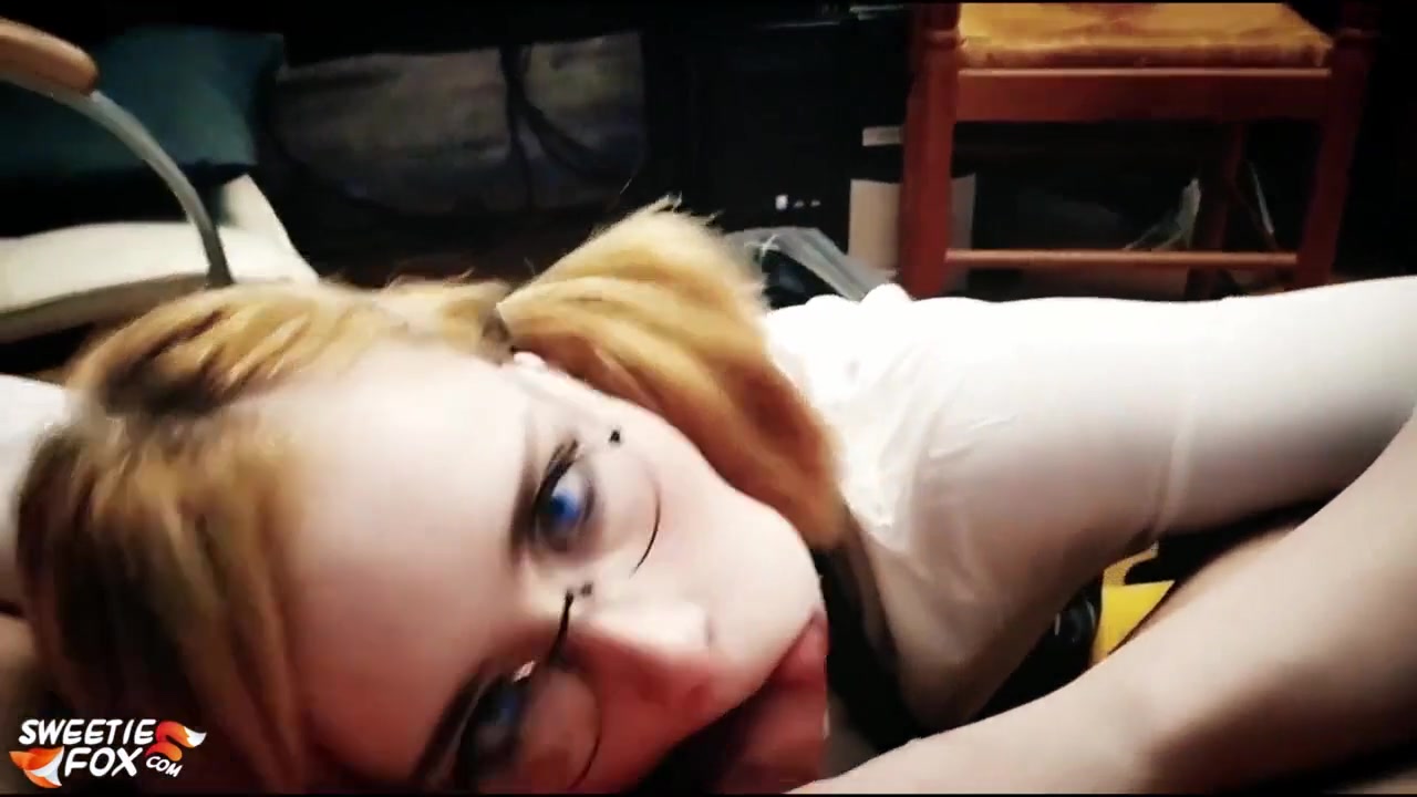 Honey teenager 18+ Deep Sucking Big Cock - Cum In Mouth