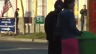 busty teen picked for backseat fuck