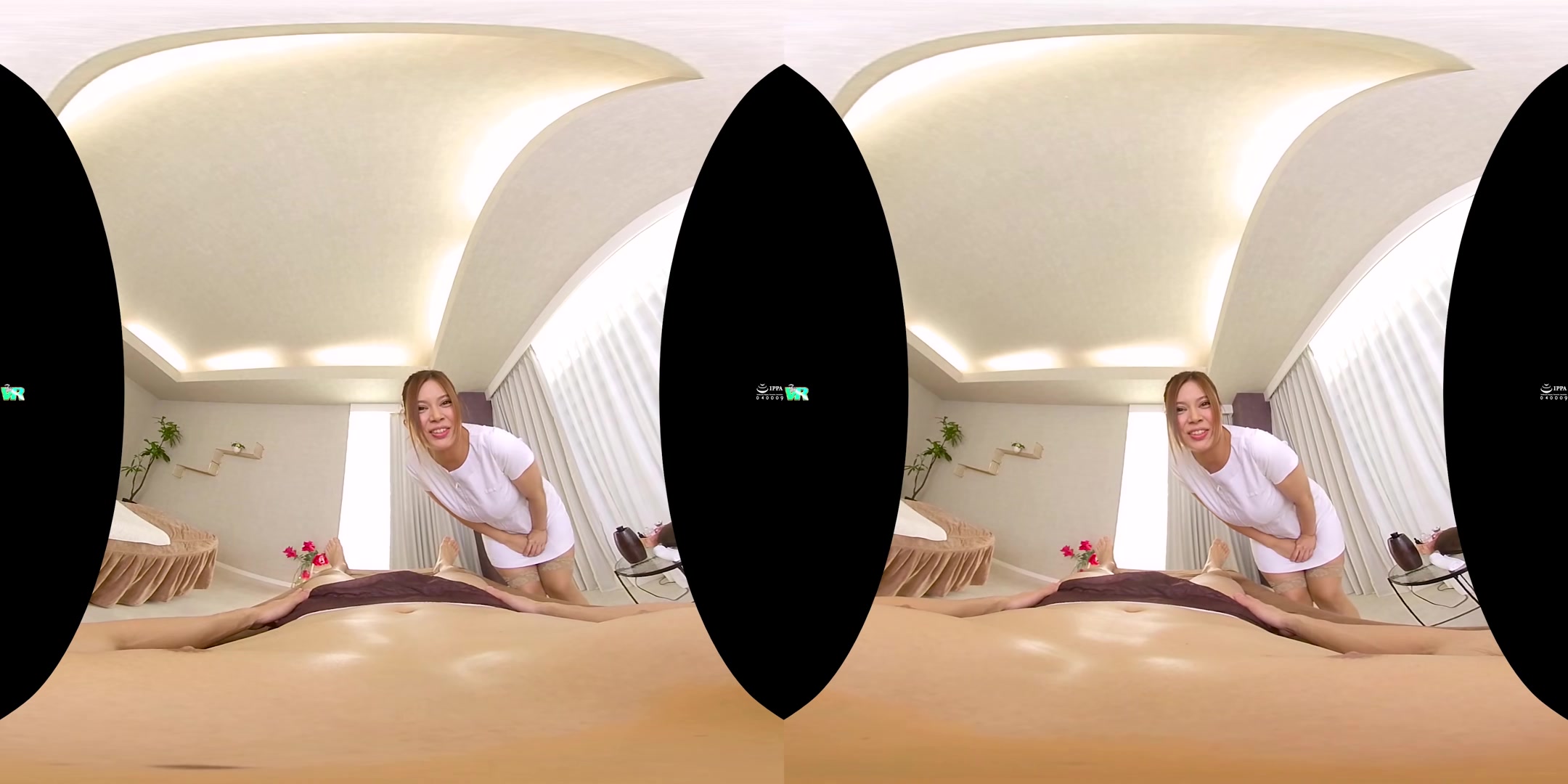 Shuri Hazuki - For Masochistic Men: Rejuvenating Beauty Treatment with Plenty of Oil - KoalaVR
