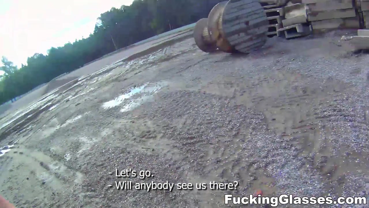 Fucking Glasses - Emma - Fucked on a construction site