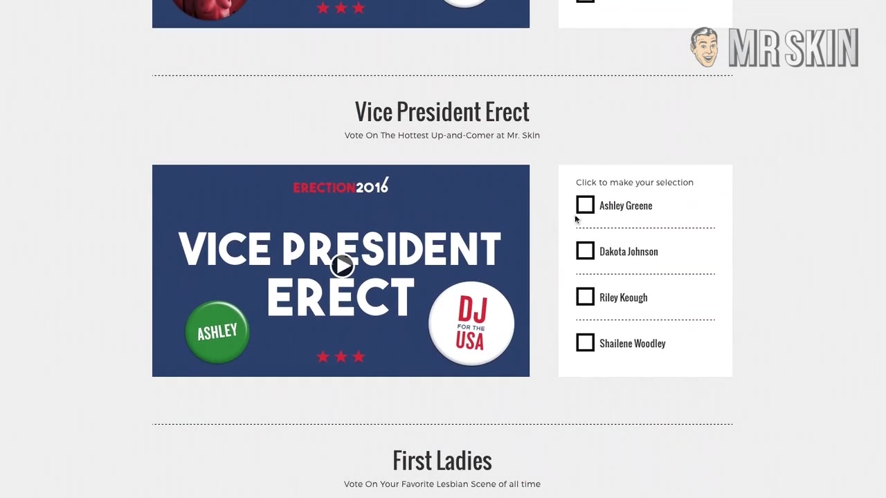 Abe Lincoln Wants You to Vote in Erection 2016 - Mr.Skin
