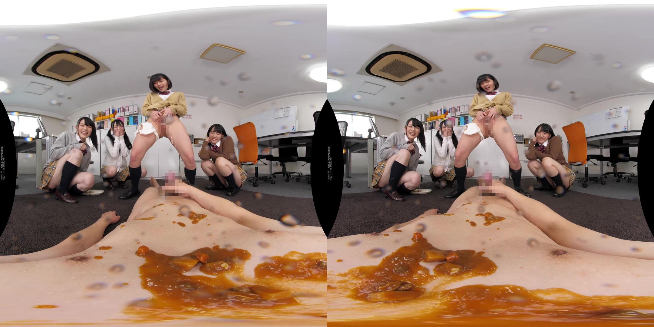 For True Masochists: The Roles are Reversed and 4 Slutty schoolgirls 18+ Gang up and Fuck You - SodCreate