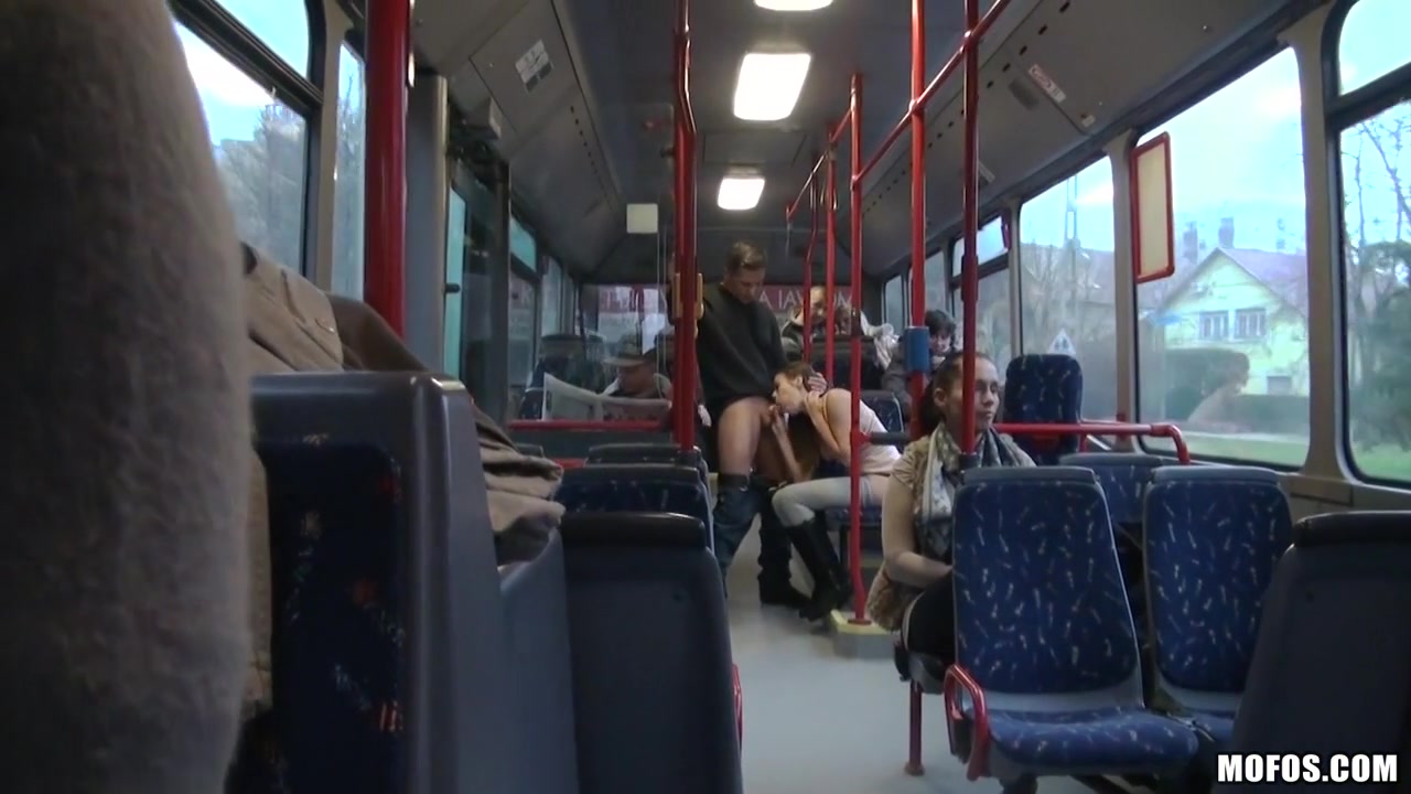 Bonnie - Public Sex Town Bus Footage