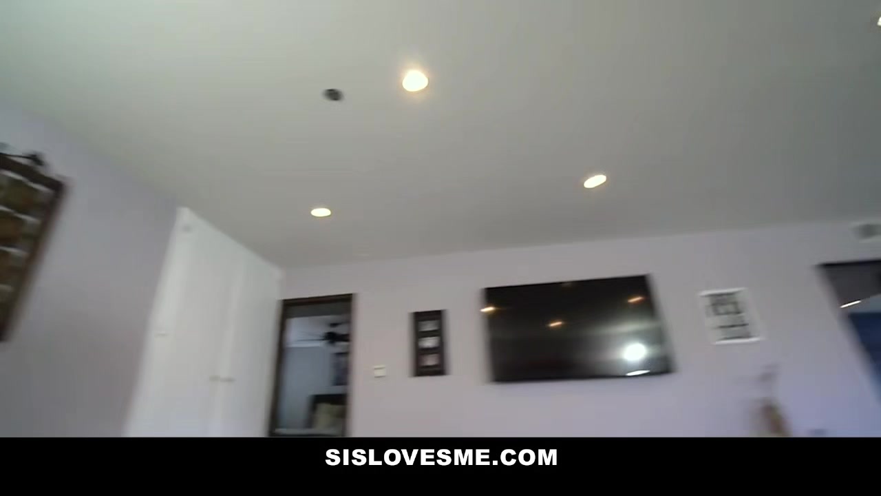 SisLovesMe - Stepsis & Horny GF play dirty with My cock