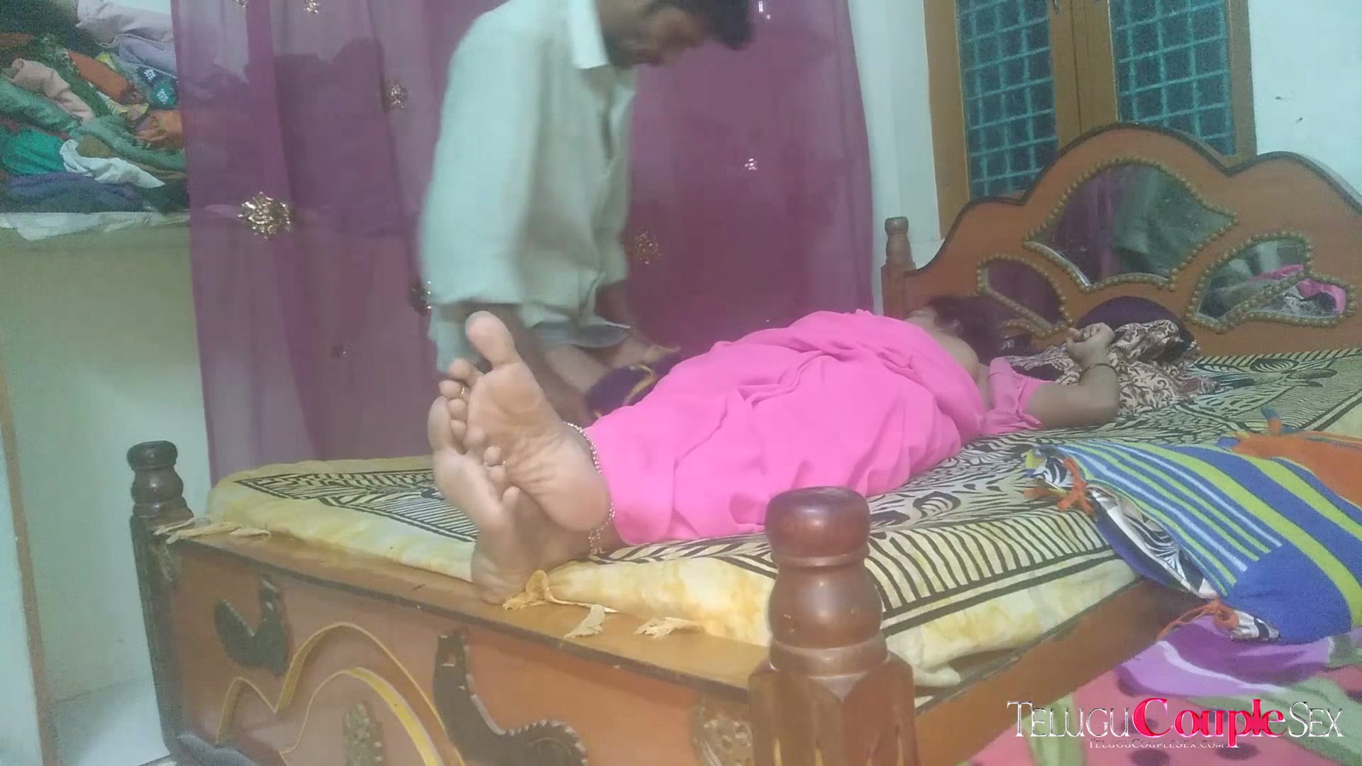 Desi Telugu Couple Celebrating Anniversary Day With Hot In Various Positions