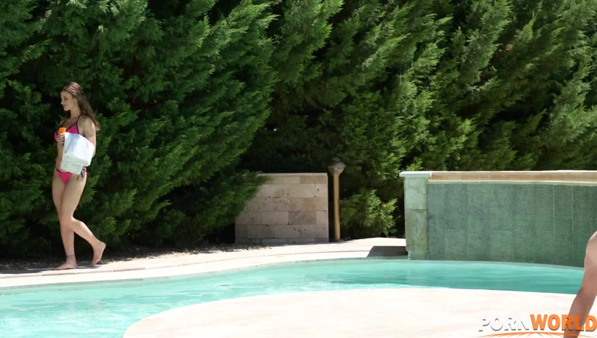 Billie Star DP'd Poolside by 2 Stud Businessmen GP2197 - PornWorld