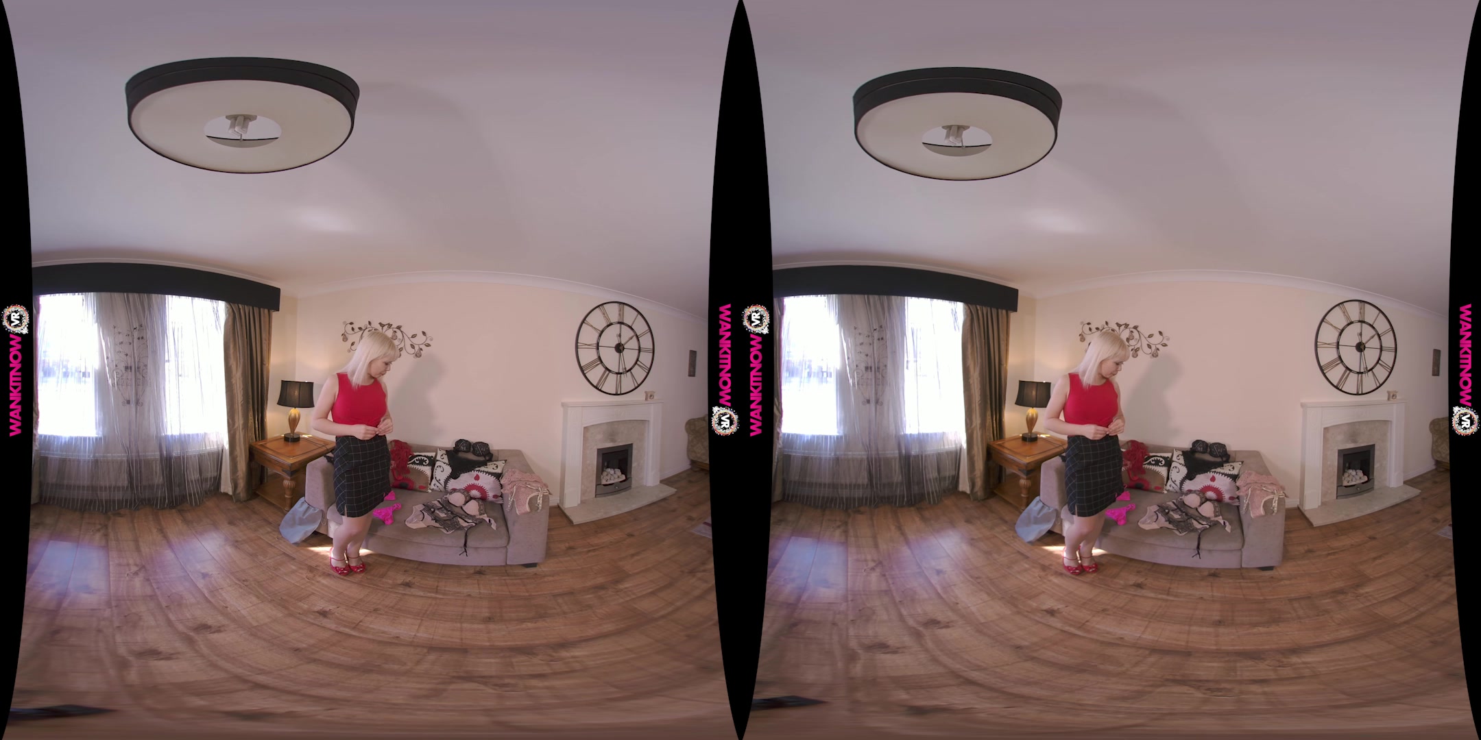 Lingerie Taster featuring Cherry English - WankitNowVR