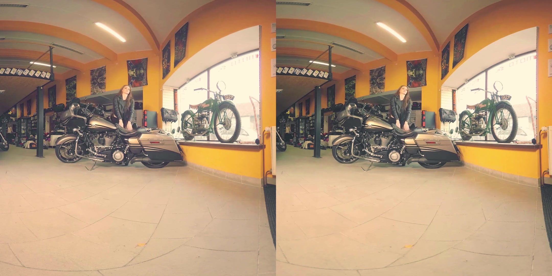Lola 2 in Leggy Redhead Gets Naked on Her Bike - BravoModelsMedia